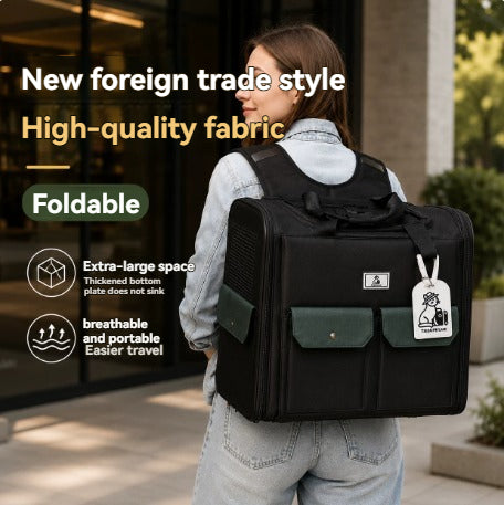 Maine Coon cat bag for going out, portable large-capacity cat backpack, pet outing bag, cat bag, backpack, pet backpack for dogs