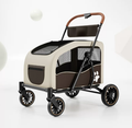 Foldable Pet Stroller for Medium to Large Dogs and Cats – Outdoor Pet Carriage