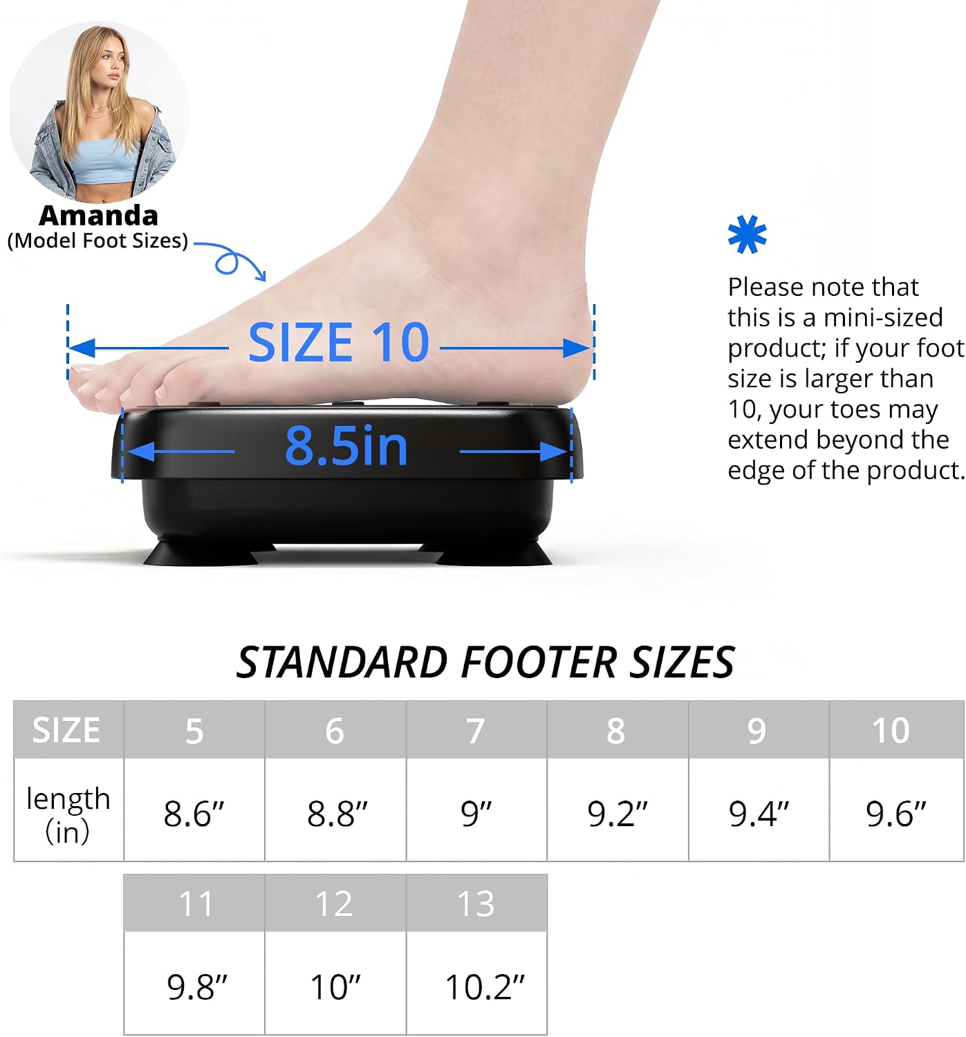 Mini Vibration Plate Machine, Leg Waist Workout Vibrating Plate Portable Quiet Percussion Massager for Legs, Waist, Back, Neck Vibration Massager,Buttocks Muscle Stiffness Relief