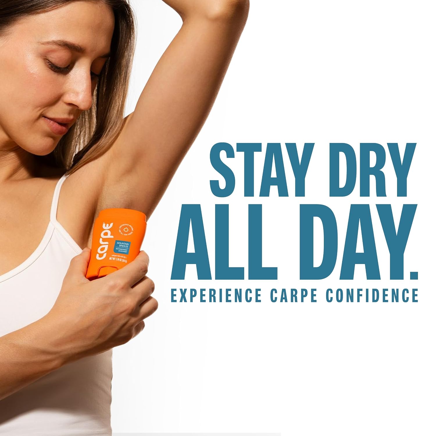 Carpe Underarm Antiperspirant Deodorant for Women and Men - Antiperspirant Deodorant for Stinky, Sweaty Armpits - 100 Hour Sweat & Odor Control - Clinical Strength - Eucalyptus - 2 Pack