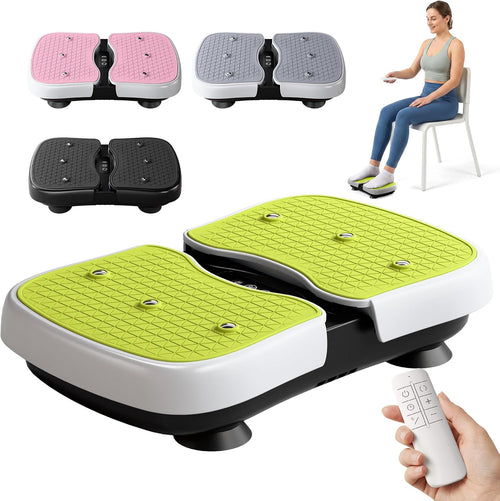 Mini Vibration Plate Machine, Leg Waist Workout Vibrating Plate Portable Quiet Percussion Massager for Legs, Waist, Back, Neck Vibration Massager,Buttocks Muscle Stiffness Relief